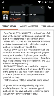 G2A Marketplace android App screenshot 2